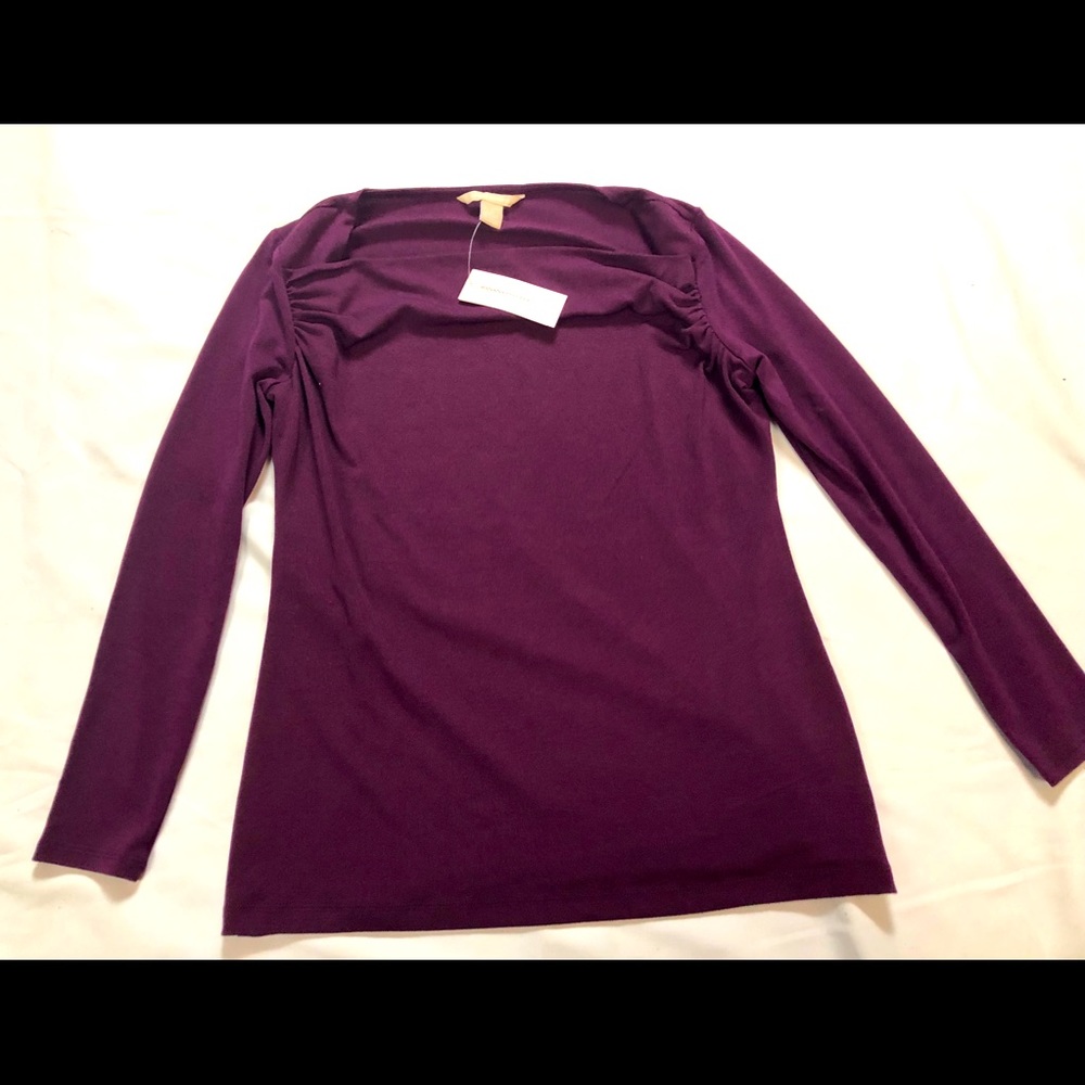 Banana Republic | NEW! With Tags | Long-sleeve, Plum Blouse